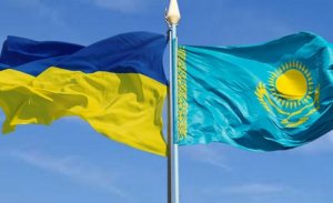 флаги украины и казахстана флаги украины и казахстана