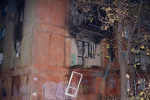пожар в жилом доме по проспекту Металлургов в Дзержинском районе города Кривой Рог пожар в жилом доме по проспекту Металлургов в Дзержинском районе города Кривой Рог