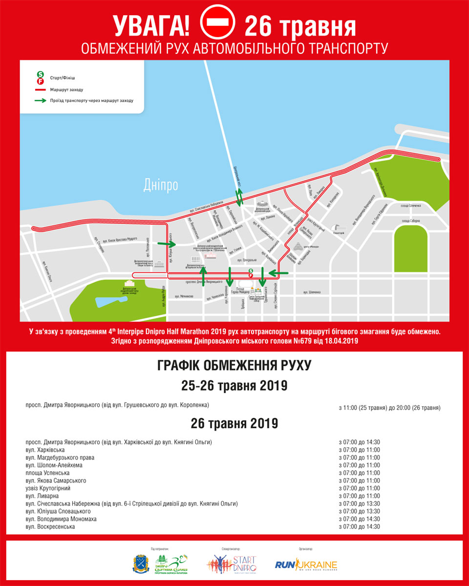 � ������ ��������� 4th Interpipe Dnipro Half Marathon