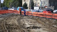 В Днепре ремонтируют трамвайный переезд на перекрестке улиц Рабочей и Криворожской В Днепре ремонтируют трамвайный переезд на перекрестке улиц Рабочей и Криворожской