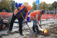 В Днепре ремонтируют трамвайный переезд на перекрестке улиц Рабочей и Криворожской В Днепре ремонтируют трамвайный переезд на перекрестке улиц Рабочей и Криворожской