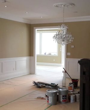 Popcorn ceiling removal, construction and repair