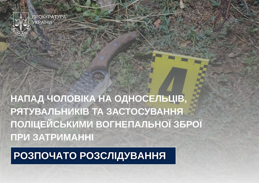 Нападение мужчины на односельчан, спасателей и применение полицейскими огнестрельного оружия при задержании – начато расследование Нападение мужчины на односельчан, спасателей и применение полицейскими огнестрельного оружия при задержании – начато расследование