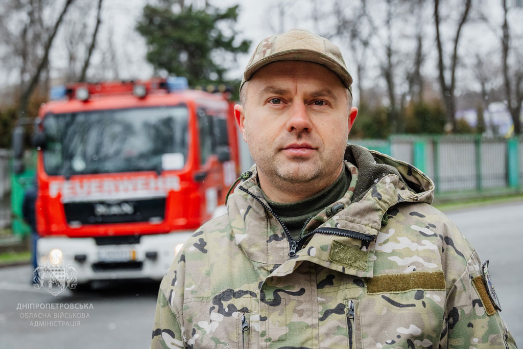 начальник пожарной команды Песчанской общины Александр Тищенко начальник пожарной команды Песчанской общины Александр Тищенко