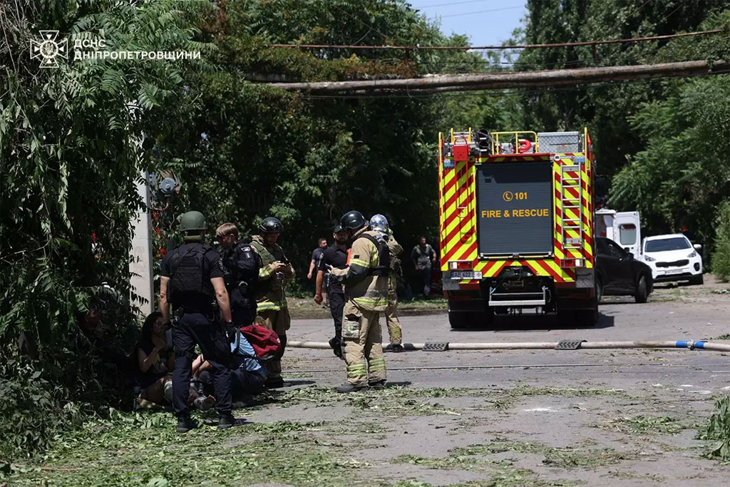 Враг нанес ракетные удары по городу Днепр и Самар 24 июня Враг нанес ракетные удары по городу Днепр и Самар 24 июня