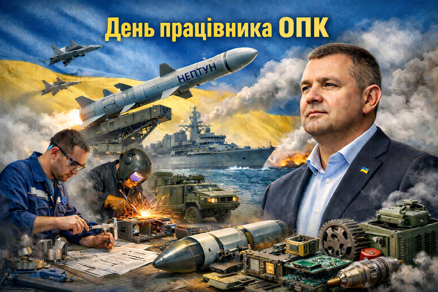 13 апреля 2026 года в Украине отмечают День работников оборонно-промышленного комплекса (ОПК) 13 апреля 2026 года в Украине отмечают День работников оборонно-промышленного комплекса (ОПК)