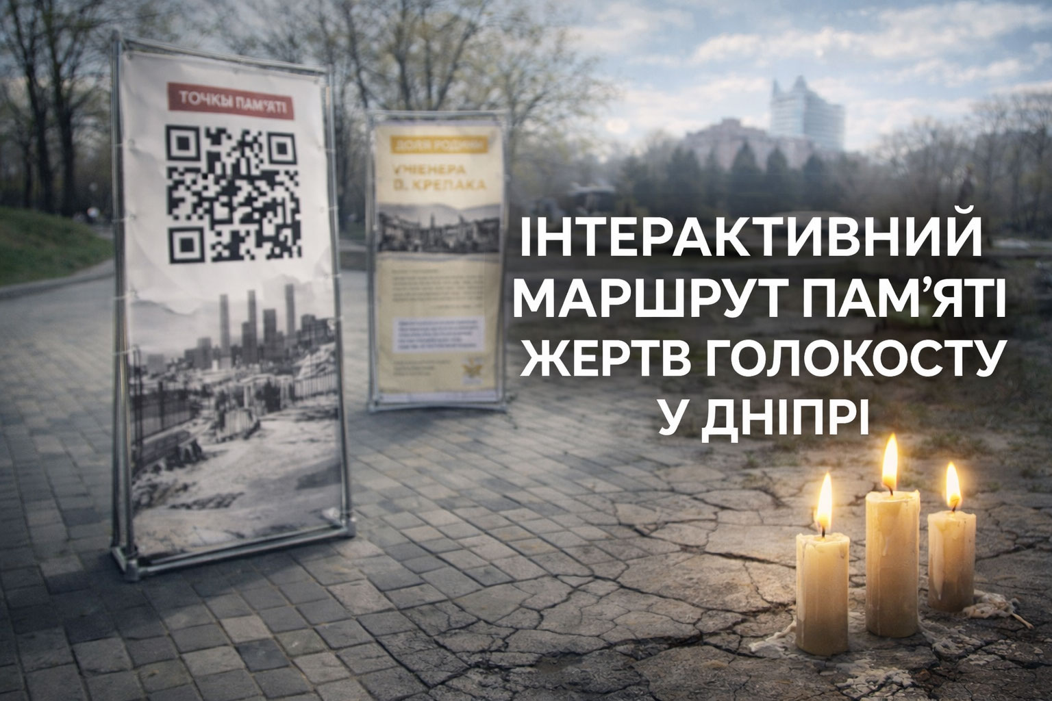 В Днепре запустили интерактивный маршрут памяти жертв Холокоста: истории оживают через QR-коды В Днепре запустили интерактивный маршрут памяти жертв Холокоста: истории оживают через QR-коды