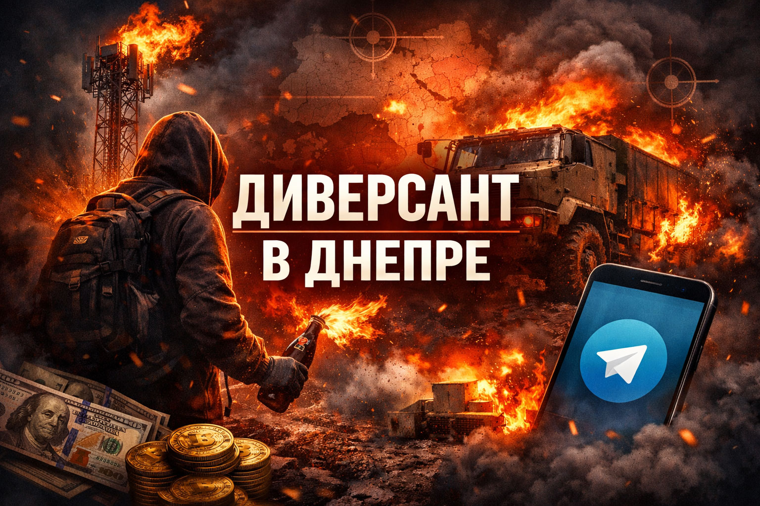 Диверсант в Днепре: огонь и тени Диверсант в Днепре: огонь и тени