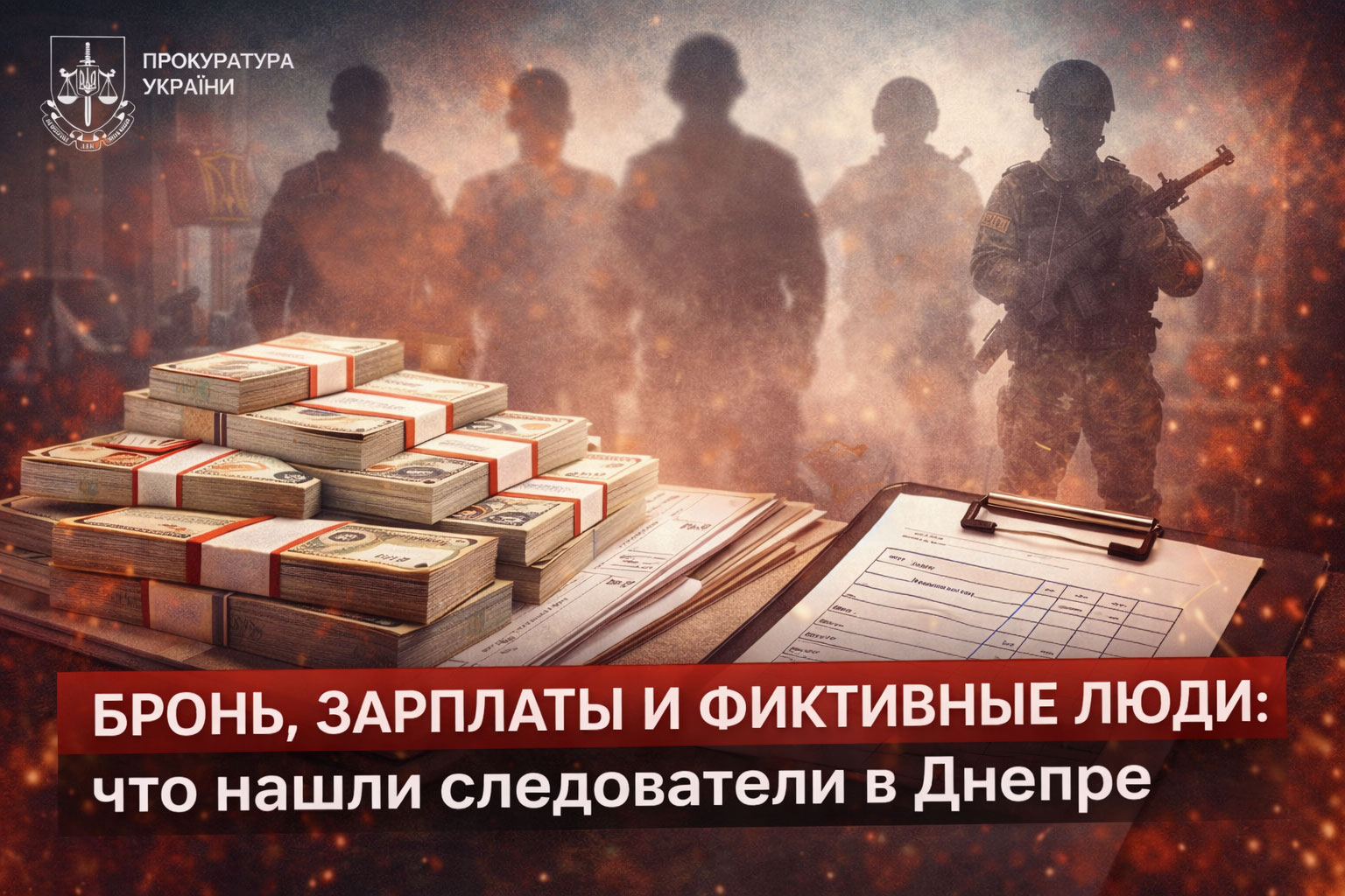 Бронь, зарплаты и фиктивные люди: что нашли следователи в Днепре Бронь, зарплаты и фиктивные люди: что нашли следователи в Днепре