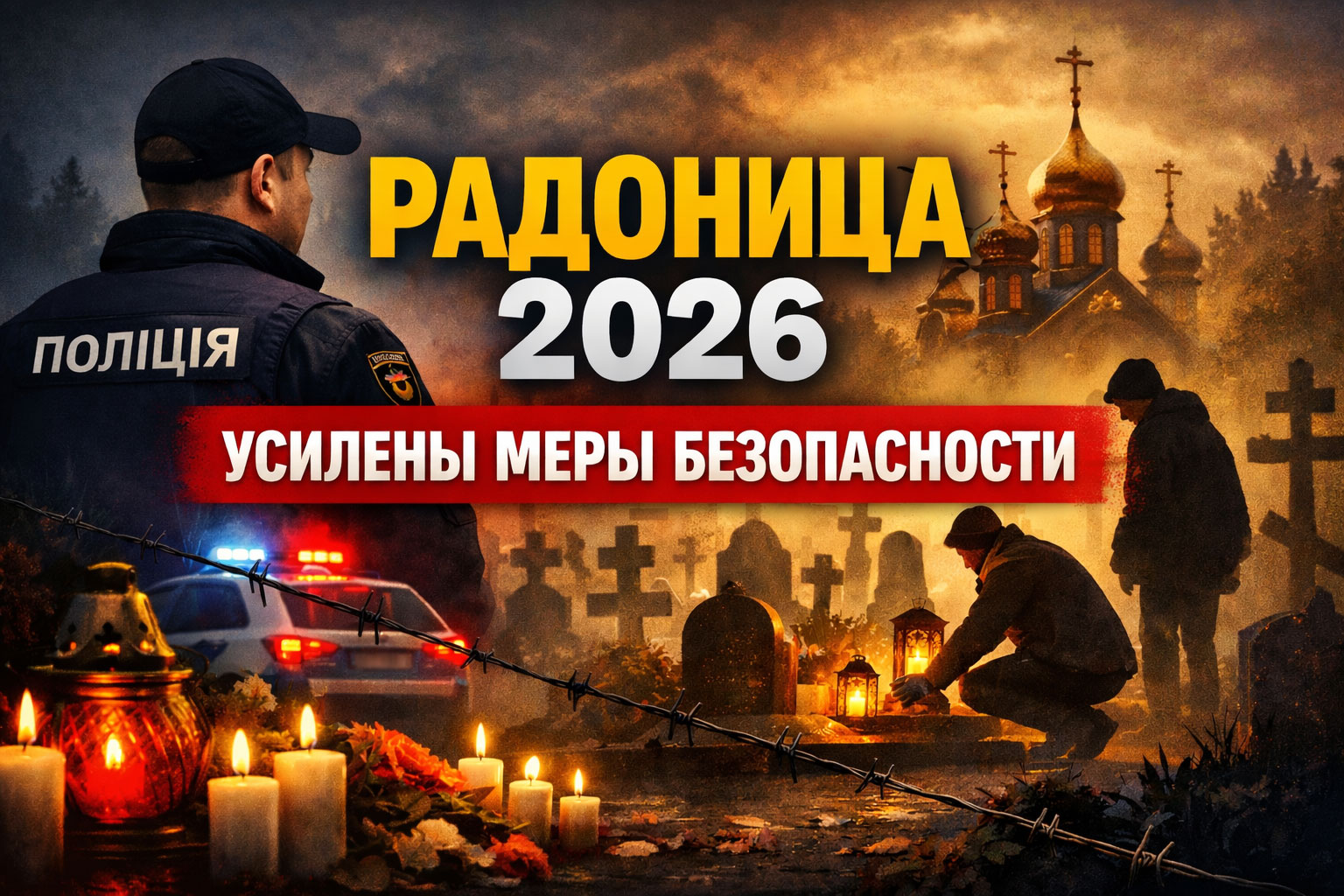 Радоница 2026: в Днепропетровской области усиливают меры безопасности Радоница 2026: в Днепропетровской области усиливают меры безопасности