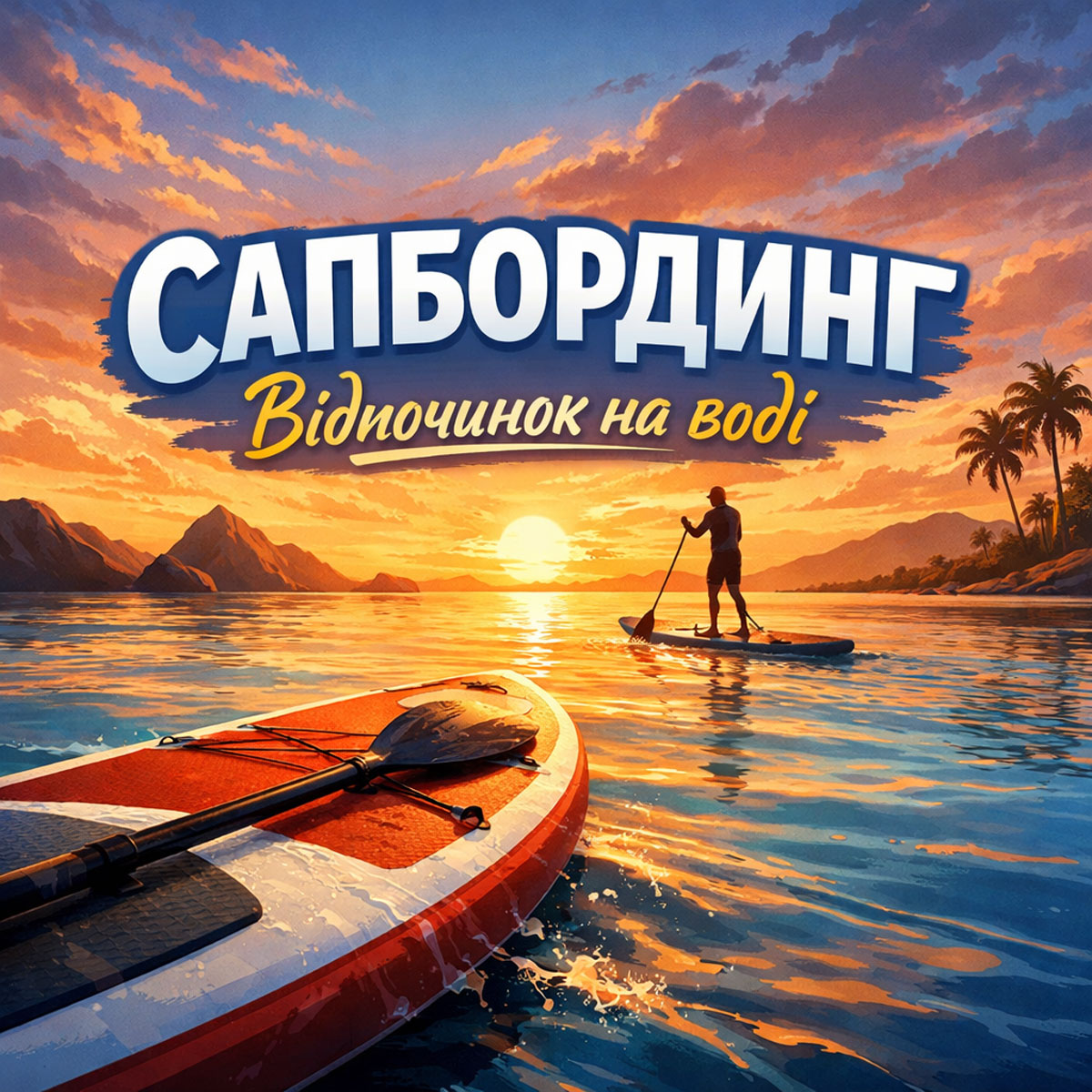 Сапбординг - відпочинок на воді Сапбординг - відпочинок на воді