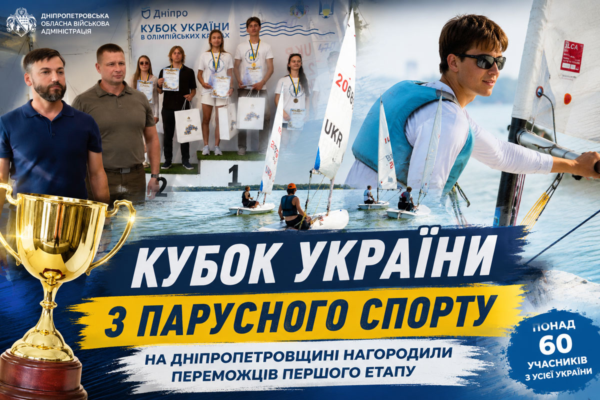 На Днепропетровщине определили первых победителей Кубка Украины по парусному спорту: сильнейшие яхтсмены продолжают борьбу за национальные награды На Днепропетровщине определили первых победителей Кубка Украины по парусному спорту: сильнейшие яхтсмены продолжают борьбу за национальные награды