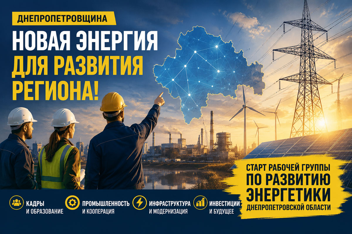 На Днепропетровщине создают новую систему развития энергетики: регион сделал ставку на кадры, промышленность и современные технологии На Днепропетровщине создают новую систему развития энергетики: регион сделал ставку на кадры, промышленность и современные технологии