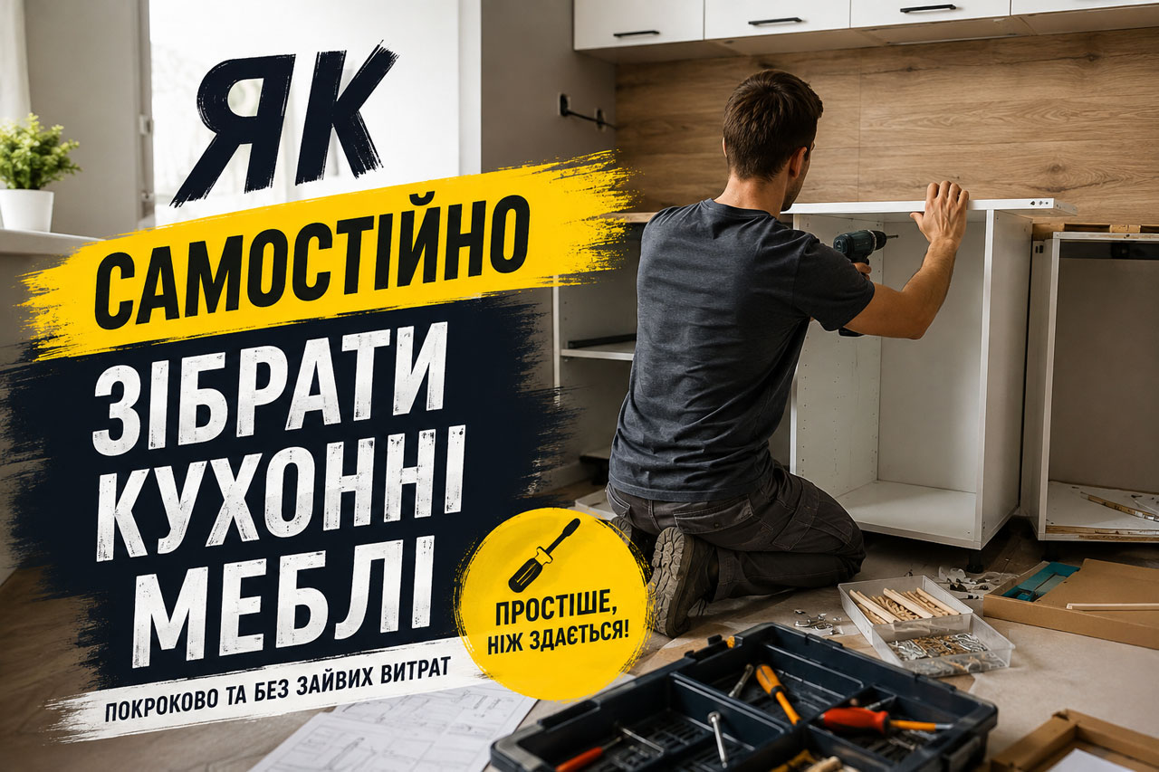 Як самостійно зібрати кухонні меблі: усе починається не з викрутки Як самостійно зібрати кухонні меблі: усе починається не з викрутки