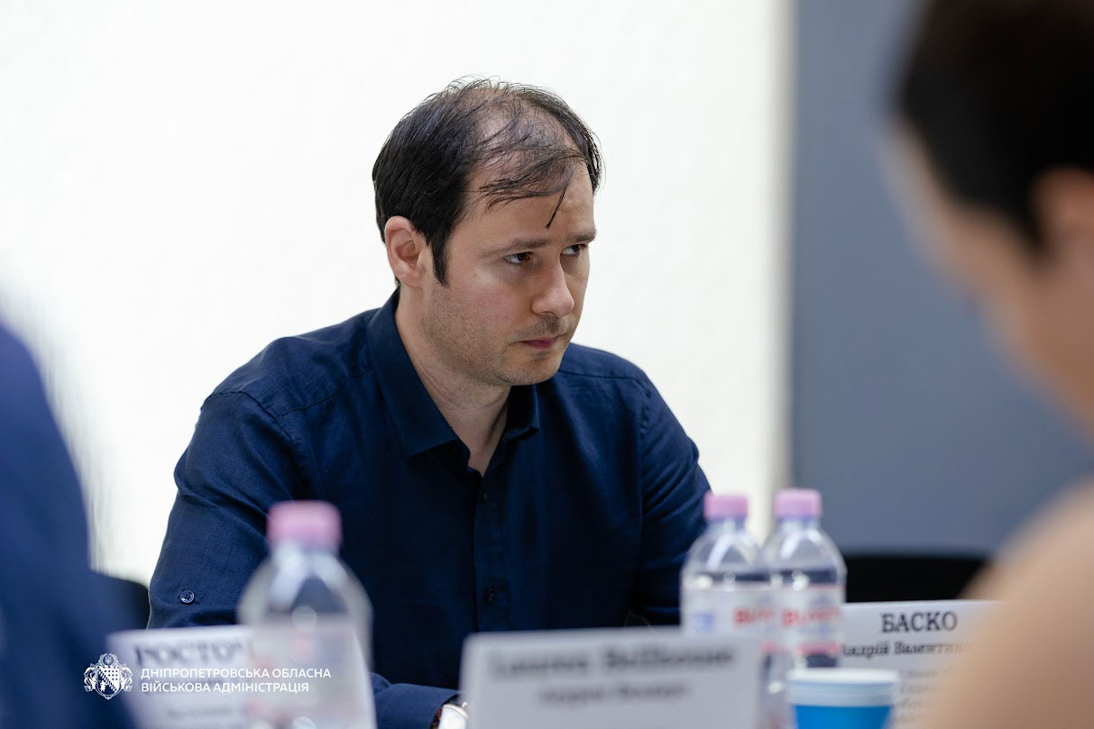 заместитель начальника Днепропетровской ОВА Андрей Баско заместитель начальника Днепропетровской ОВА Андрей Баско