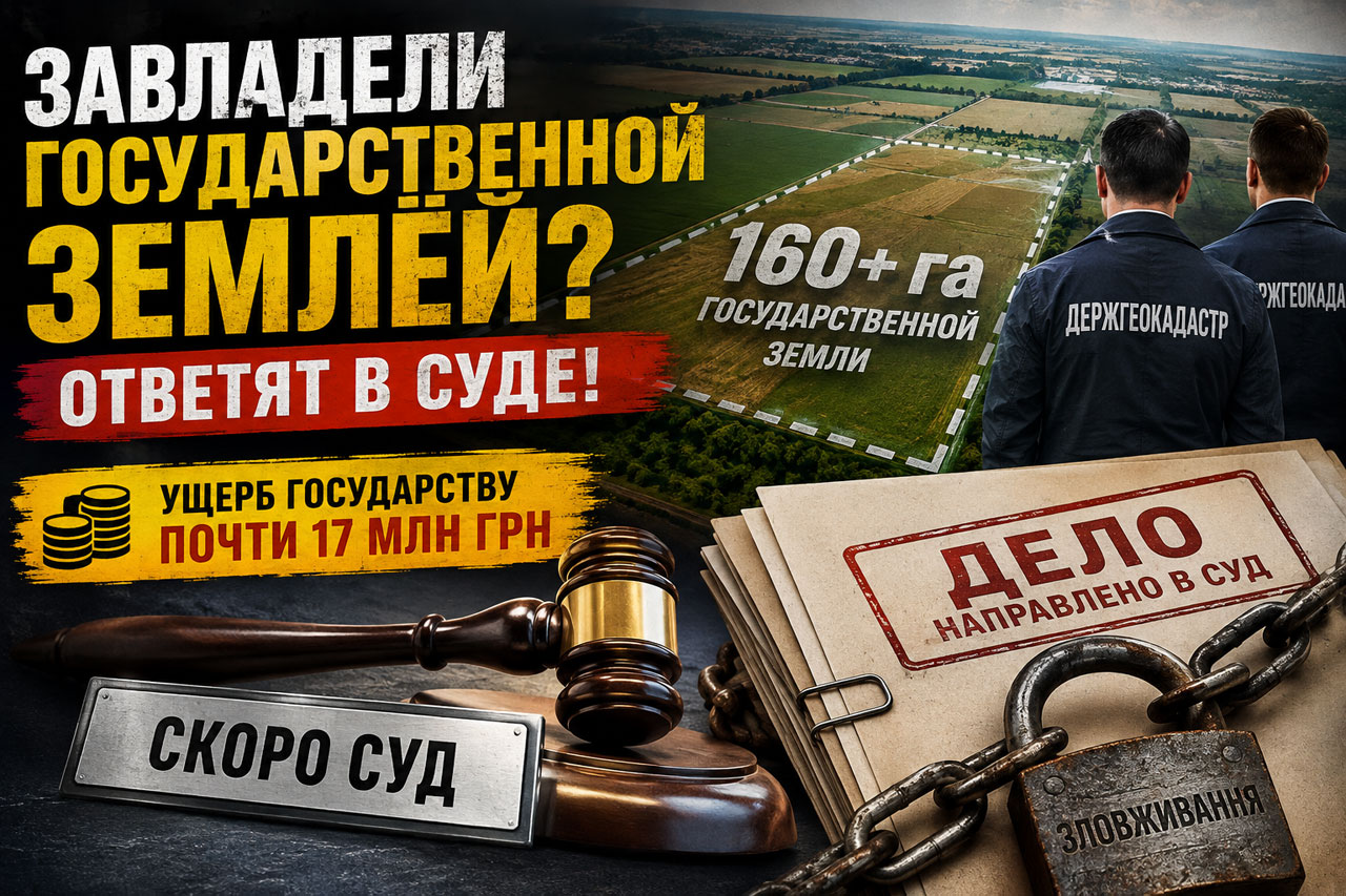 На Днепропетровщине экс-чиновников Госгеокадастра будут судить за вывод более 160 гектаров государственной земли На Днепропетровщине экс-чиновников Госгеокадастра будут судить за вывод более 160 гектаров государственной земли