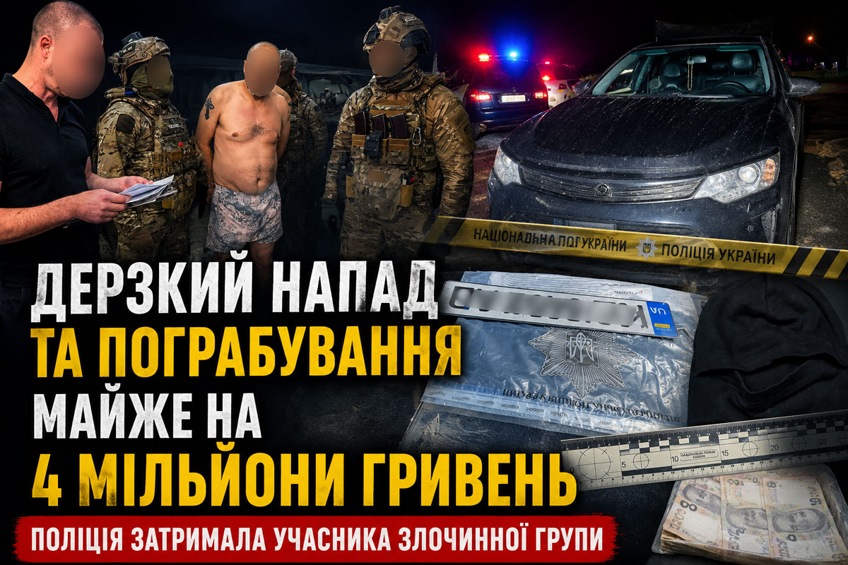 В Днепропетровской области задержали участника дерзкого нападения с похищением почти 4 миллионов гривен В Днепропетровской области задержали участника дерзкого нападения с похищением почти 4 миллионов гривен