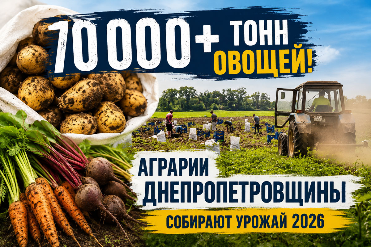 Аграрии Днепропетровщины уже собрали более 70 тысяч тонн овощей: как проходит уборочная кампания и чего ждать от урожая Аграрии Днепропетровщины уже собрали более 70 тысяч тонн овощей: как проходит уборочная кампания и чего ждать от урожая