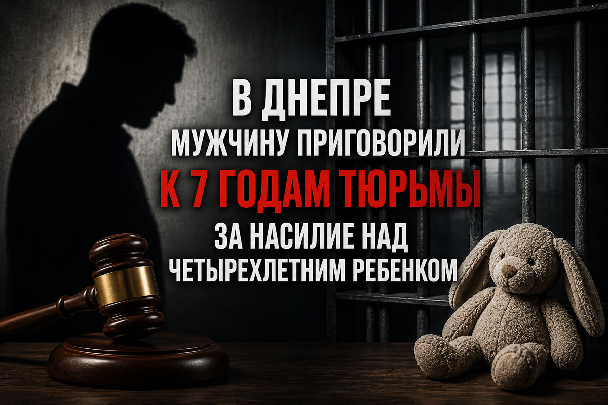 В Днепре мужчина получил 7 лет тюрьмы за сексуальное насилие над четырехлетним ребенком В Днепре мужчина получил 7 лет тюрьмы за сексуальное насилие над четырехлетним ребенком