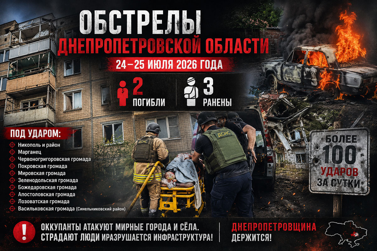 Хронология обстрелов Днепропетровской области за сутки: атаки FPV-дронов, артиллерии и авиабомб привели к гибели людей Хронология обстрелов Днепропетровской области за сутки: атаки FPV-дронов, артиллерии и авиабомб привели к гибели людей