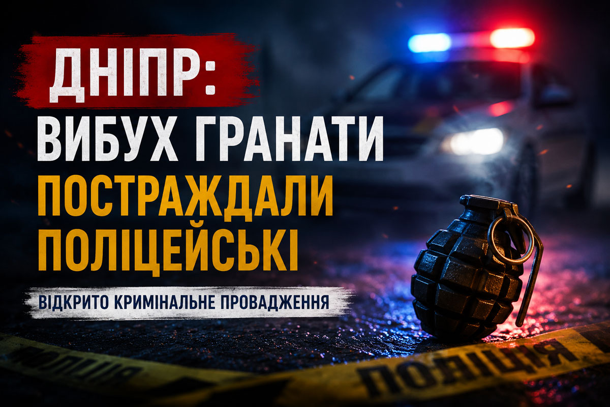 В Днепре мужчина бросил гранату в полицейских: открыто уголовное производство, четверо правоохранителей ранены В Днепре мужчина бросил гранату в полицейских: открыто уголовное производство, четверо правоохранителей ранены