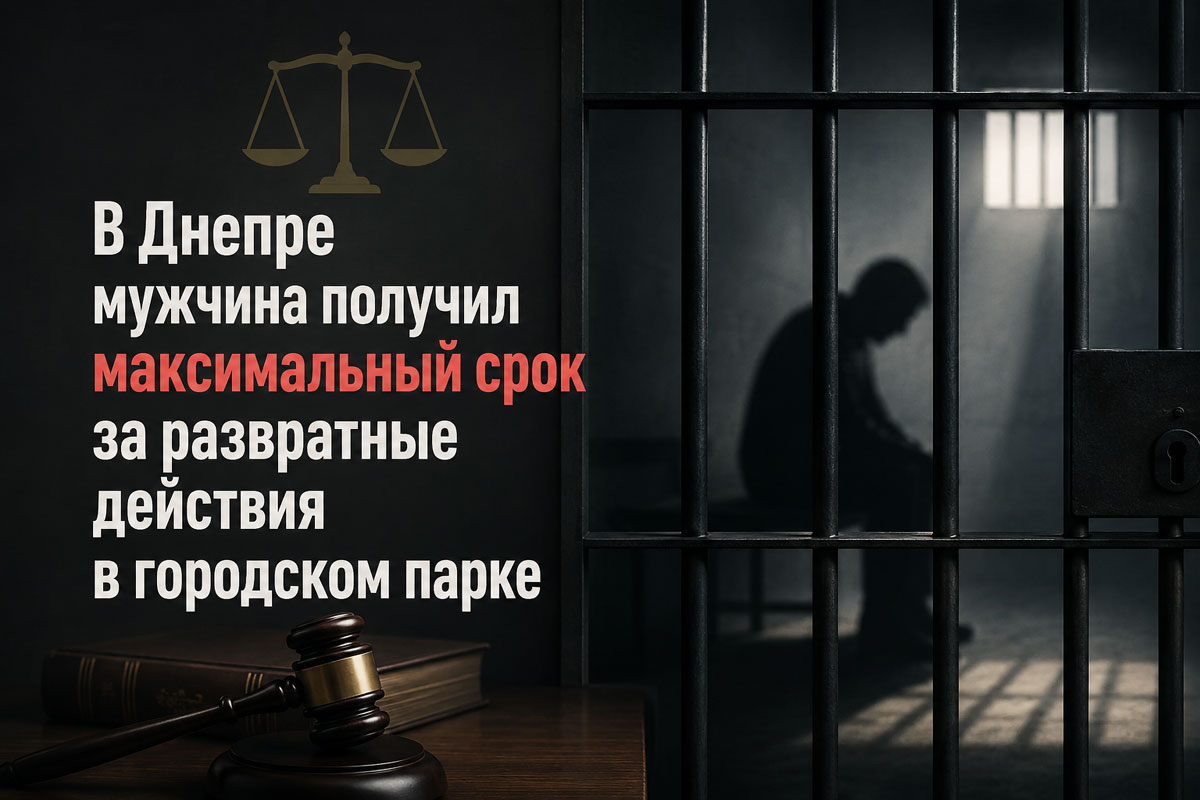 В Днепре мужчина получил максимальный срок за развращение несовершеннолетнего в городском парке В Днепре мужчина получил максимальный срок за развращение несовершеннолетнего в городском парке