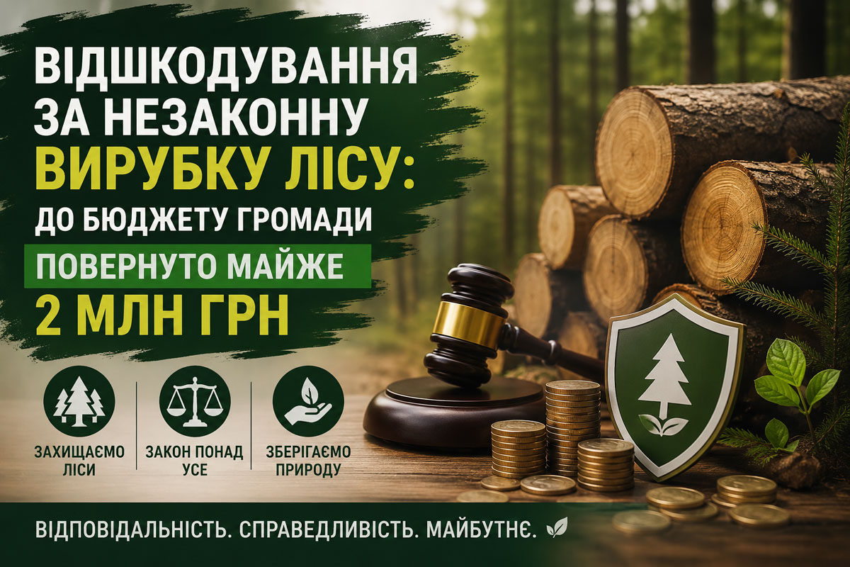 В Днепре взыскали почти 2 миллиона гривен ущерба за незаконную вырубку леса В Днепре взыскали почти 2 миллиона гривен ущерба за незаконную вырубку леса