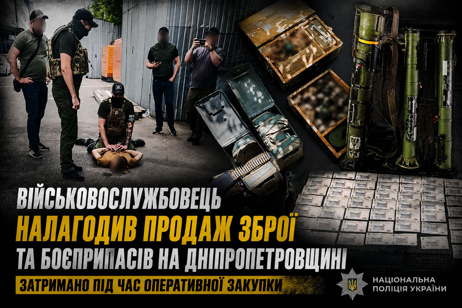 На Днепропетровщине задержан военнослужащий по подозрению в незаконной торговле оружием и боеприпасами На Днепропетровщине задержан военнослужащий по подозрению в незаконной торговле оружием и боеприпасами