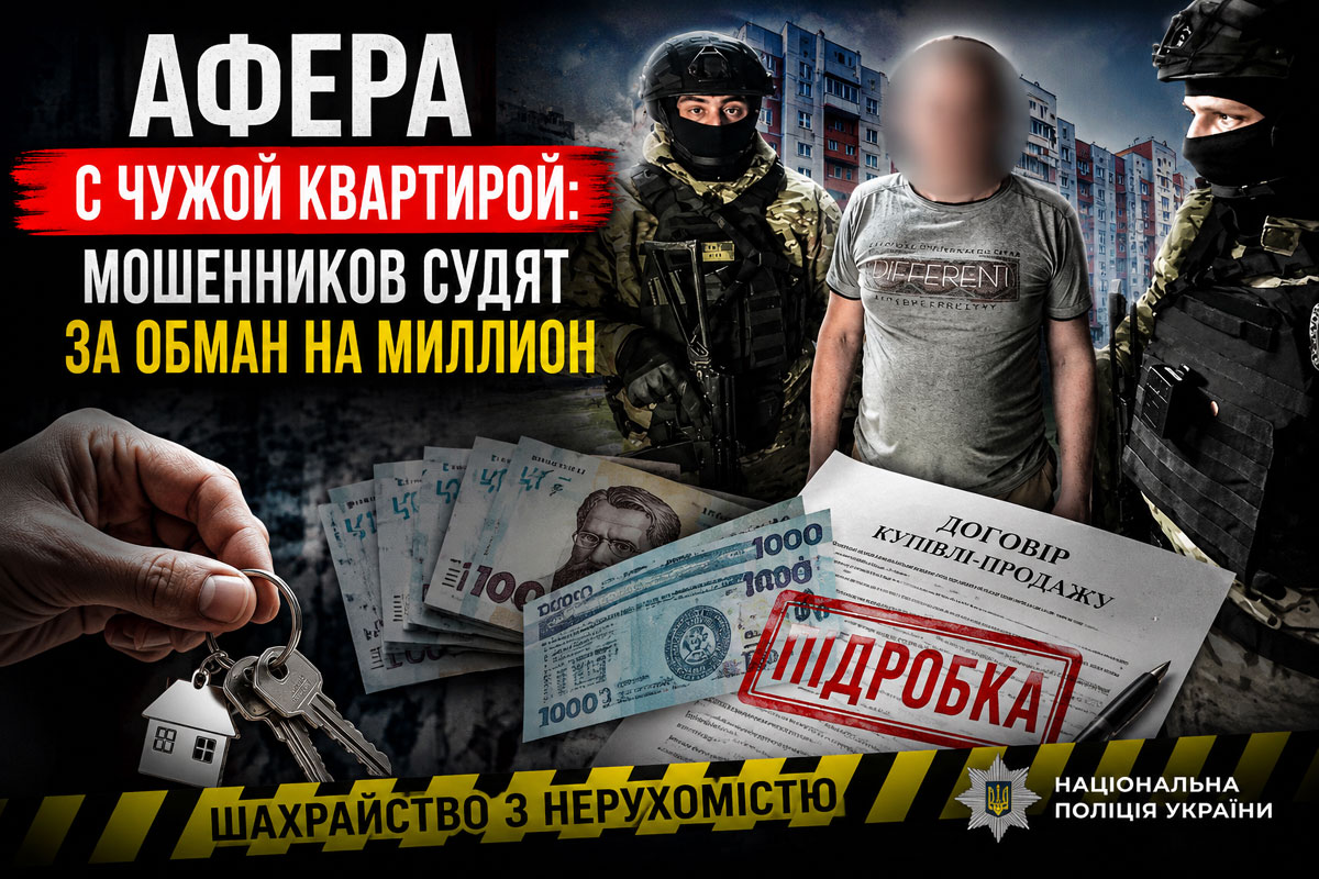 В Днепре будут судить организаторов аферы с чужой квартирой стоимостью почти миллион гривен В Днепре будут судить организаторов аферы с чужой квартирой стоимостью почти миллион гривен
