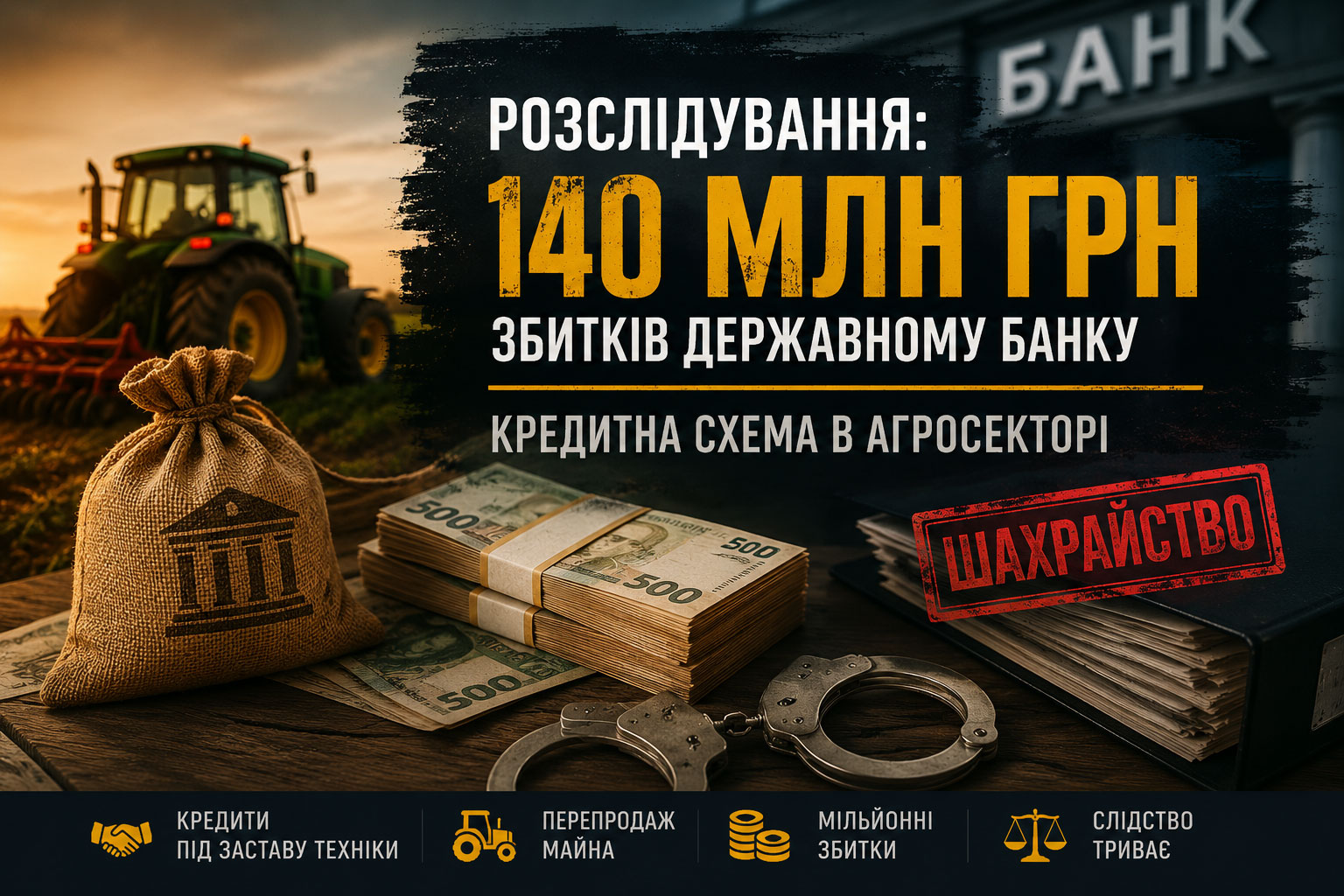 Агросхема на 140 миллионов: бывшего депутата облсовета подозревают в масштабном мошенничестве с государственным банком Агросхема на 140 миллионов: бывшего депутата облсовета подозревают в масштабном мошенничестве с государственным банком