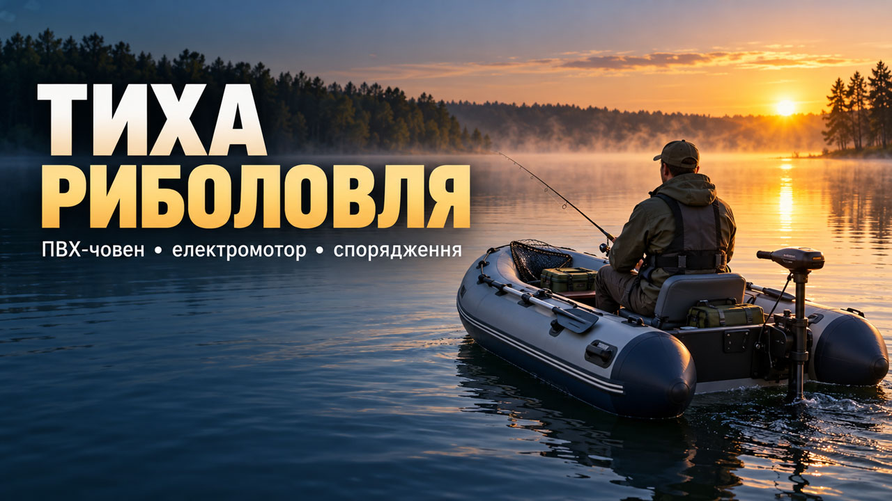 Тиха риболовля з ПВХ-човна: як підібрати електромотор, акумулятор і спорядження Тиха риболовля з ПВХ-човна: як підібрати електромотор, акумулятор і спорядження