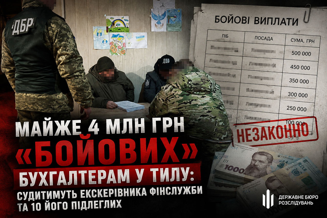 В Днепропетровской области бухгалтерам незаконно начислили почти 4 млн грн «боевых»: перед судом предстанут экс-руководитель финслужбы и 10 его подчинённых В Днепропетровской области бухгалтерам незаконно начислили почти 4 млн грн «боевых»: перед судом предстанут экс-руководитель финслужбы и 10 его подчинённых
